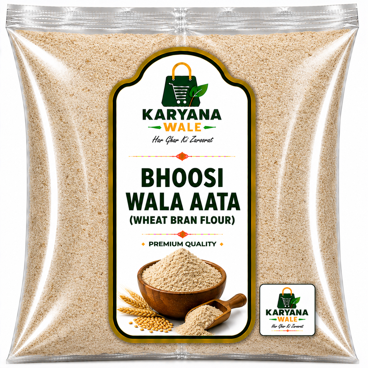 Bhoosi Wala Aata (Wheat Bran Flour)